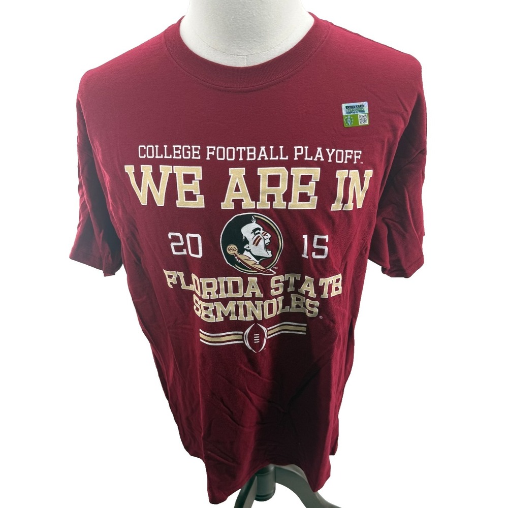 Victory‎ Florida State Seminoles FSU 2015 Playoffs Mens Tee Shirt Red Large NEW